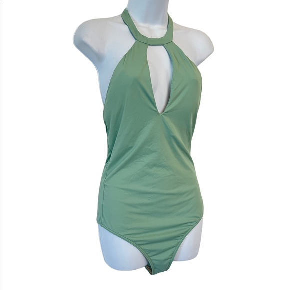 O'Neill Women's Salt Water Solids light sea green One Piece Swimsuit - Picture 8 of 11